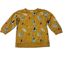 Load image into Gallery viewer, Unisex Sprout, fleece lined lightweight sweater / jumper, dogs, GUC, size 2,  