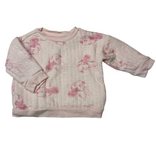 Load image into Gallery viewer, Girls Disney, Minnie Mouse quilted cotton sweater / jumper, EUC, size 0,  