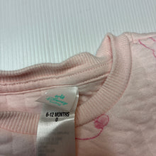 Load image into Gallery viewer, Girls Disney, Minnie Mouse quilted cotton sweater / jumper, EUC, size 0,  