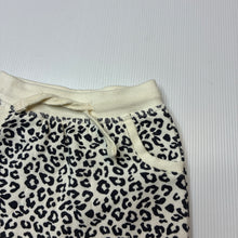 Load image into Gallery viewer, Unisex Baby Berry, animal print fleece lined pants / bottoms, elasticated, EUC, size 000,  