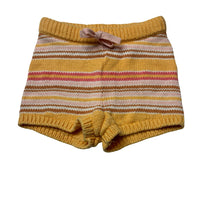 Load image into Gallery viewer, Girls Dymples, knitted cotton shorts, elasticated, EUC, size 000,  