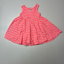 Load image into Gallery viewer, Girls Zara, striped soft feel summer dress, EUC, size 0, L: 36cm