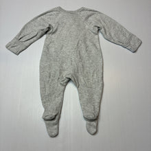 Load image into Gallery viewer, Unisex purebaby, soft feel organic cotton zip coverall / romper, EUC, size 0000,  