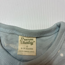 Load image into Gallery viewer, Unisex Nature Baby, organic cotton coverall / romper, EUC, size 0,  