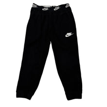 Load image into Gallery viewer, Unisex Nike, black track pants, elasticated, Inside leg: 39cm, FUC, size 3-4,  