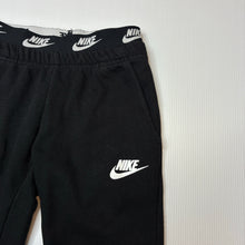 Load image into Gallery viewer, Unisex Nike, black track pants, elasticated, Inside leg: 39cm, FUC, size 3-4,  