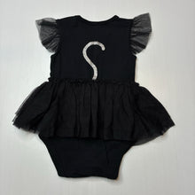 Load image into Gallery viewer, Girls Dymples, black cat tutu romper, EUC, size 0,  