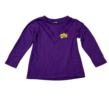 Load image into Gallery viewer, Unisex The Wiggles, purple cotton long sleeve tee / top, wash fade, FUC, size 2,  