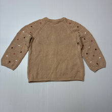 Load image into Gallery viewer, Girls H&amp;M, knitted cotton cardigan, EUC, size 1,  