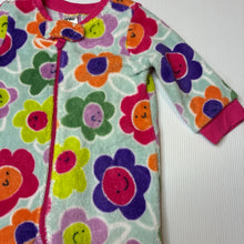 Load image into Gallery viewer, Girls Anko, colourful fleece zip coverall / romper, GUC, size 0,  