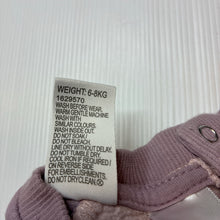 Load image into Gallery viewer, Girls Baby Berry, fleece lined sweater romper, FUC, size 00,  