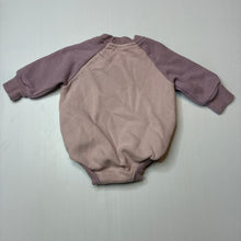 Load image into Gallery viewer, Girls Baby Berry, fleece lined sweater romper, FUC, size 00,  