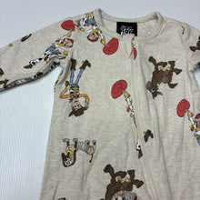 Load image into Gallery viewer, Unisex Disney, TOY STORY zip coverall / romper, EUC, size 0000,  