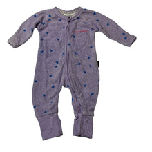 Load image into Gallery viewer, Girls Bonds, terry zip wondersuit / zippy / romper, GUC, size 0000,  