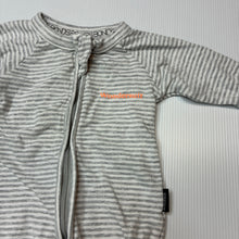 Load image into Gallery viewer, Unisex Bonds, striped zip wondersuit / zippy / romper, GUC, size 0000,  