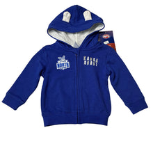 Load image into Gallery viewer, Unisex AFL, North Melbourne Kangaroos fleece lined zip hoodie sweater, NEW, size 1,  
