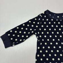 Load image into Gallery viewer, Girls Uniqlo, fleece pyjama top, wash fade, FUC, size 0-1,  