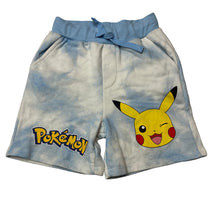 Load image into Gallery viewer, Unisex Pokemon, Pikachu fleece lined shorts, elasticated, EUC, size 8,  