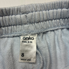 Load image into Gallery viewer, Girls Anko, blue cotton shorts, elasticated, GUC, size 8,  