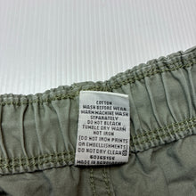 Load image into Gallery viewer, Boys Target, khaki cotton shorts, elasticated, wash fade, FUC, size 10,  