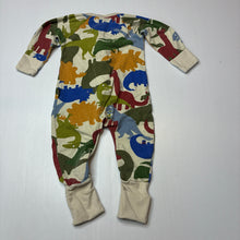 Load image into Gallery viewer, Boys Bonds, zip wondersuit / zippy / romper, dinosaurs, wash fade, FUC, size 00,  