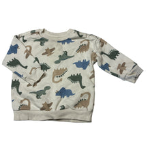 Load image into Gallery viewer, Unisex Anko, fleece lined sweater / jumper, dinosaurs, GUC, size 0,  