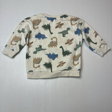 Load image into Gallery viewer, Unisex Anko, fleece lined sweater / jumper, dinosaurs, GUC, size 0,  