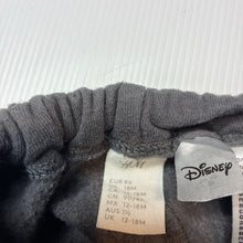 Load image into Gallery viewer, Boys H&amp;M, Disney Mickey Mouse fleece lined pants / bottoms, adjustable, FUC, size 1,  