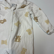 Load image into Gallery viewer, Unisex Anko, stretchy zip coverall / romper, teddy bears, EUC, size 0000,  