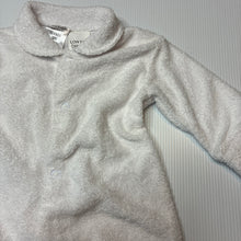Load image into Gallery viewer, Unisex Tiny Little Wonders, white terry coverall / romper, EUC, size 000,  