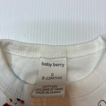 Load image into Gallery viewer, Girls Baby Berry, soft cotton zip coverall / romper, EUC, size 0,  