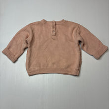 Load image into Gallery viewer, Girls Baby Berry, knitted cotton sweater / jumper, EUC, size 1,  