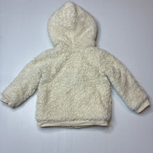 Load image into Gallery viewer, Girls Jack &amp; Milly, cotton lined fleece zip up hooded jacket, GUC, size 1,  