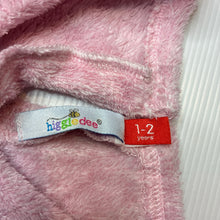 Load image into Gallery viewer, Girls Higgledee, pink fleece long sleeve top, GUC, size 1-2,  