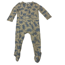 Load image into Gallery viewer, Boys Cotton On, stretchy zip coverall / romper, dinosaurs, GUC, size 0,  