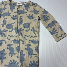Load image into Gallery viewer, Boys Cotton On, stretchy zip coverall / romper, dinosaurs, GUC, size 0,  