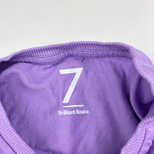 Load image into Gallery viewer, Girls Brilliant Basics, cotton long sleeve tee / top, marks back right sleeve, FUC, size 7,  