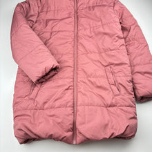 Load image into Gallery viewer, Girls Anko, pink longline puffer jacket, L: 69cm, GUC, size 12,  