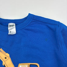 Load image into Gallery viewer, Boys Anko, fleece lined sweater / jumper, digger, FUC, size 5,  