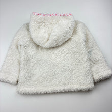 Load image into Gallery viewer, Girls DUNNES STORES, fleece zip up jacket / sweater, GUC, size 0,  