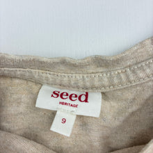 Load image into Gallery viewer, Girls Seed, lightweight cotton sweater / jumper, light mark on chest, FUC, size 9,  
