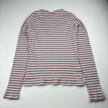 Load image into Gallery viewer, Girls Target, striped ribbed long sleeve top, GUC, size 14,  