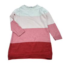 Load image into Gallery viewer, Girls Target, knitted cotton casual dress, GUC, size 3, L: 45cm