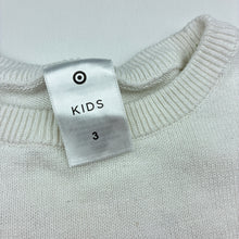 Load image into Gallery viewer, Girls Target, knitted cotton casual dress, GUC, size 3, L: 45cm