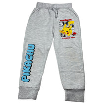 Load image into Gallery viewer, Unisex Nintendo, Pokemon Pikachu fleece lined track pants, Inside leg: 40.5cm, FUC, size 5,  