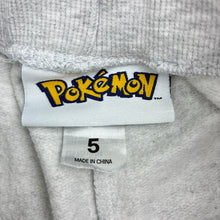 Load image into Gallery viewer, Unisex Nintendo, Pokemon Pikachu fleece lined track pants, Inside leg: 40.5cm, FUC, size 5,  