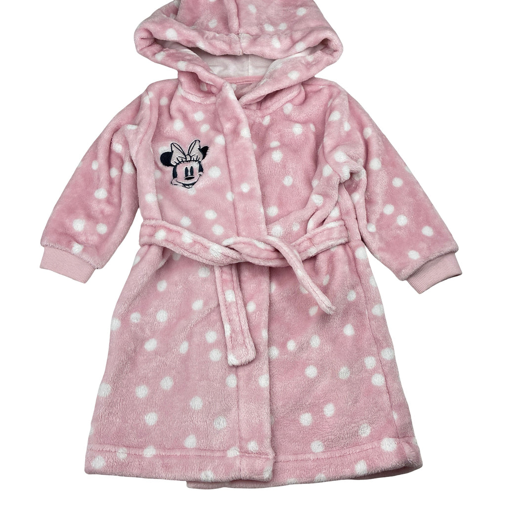 minnie mouse dressing gown ladies Mouse, fleece / bath robe, light marks cuffs, FUC, size 2, – DaisyChainClothing summer sales 2026