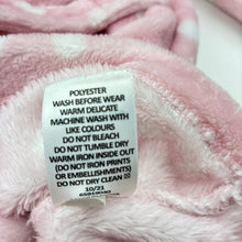 Load image into Gallery viewer, Girls Minnie Mouse, fleece dressing gown / bath robe, light marks cuffs, FUC, size 2,  