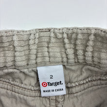 Load image into Gallery viewer, Boys Target, vintage chunky corduroy pants, adjustable, Inside leg: 27.5cm, FUC, size 2,  