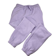 Load image into Gallery viewer, Girls Anko, purple fleece lined track pants, Inside leg: 66cm, light marks left leg, FUC, size 12,  